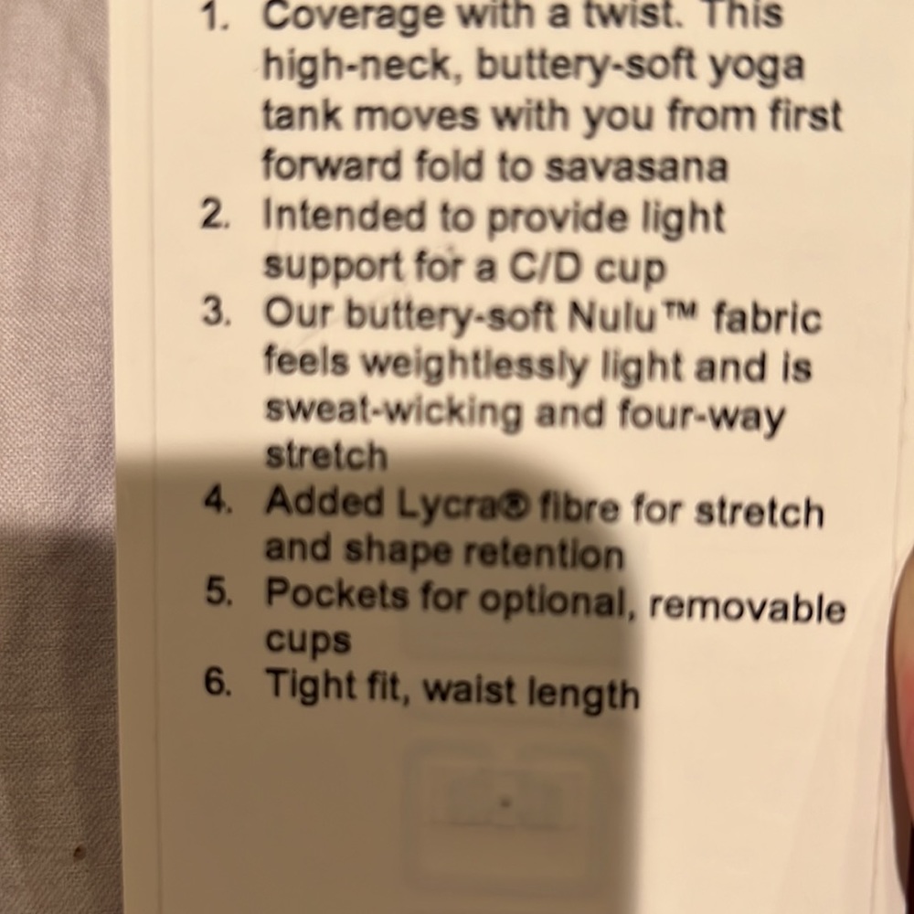 Lululemon Tank - Picture 9 of 9